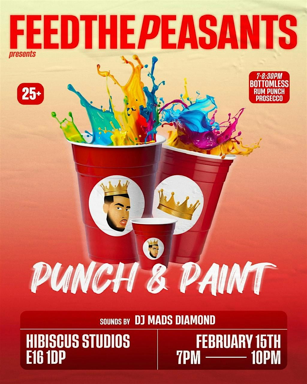 FEED THE PEASANTS  Punch & Paint