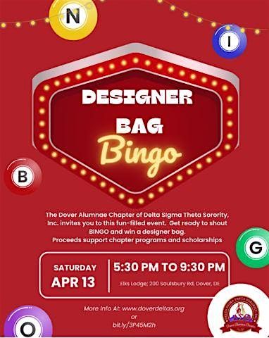 Designer Bag Bingo