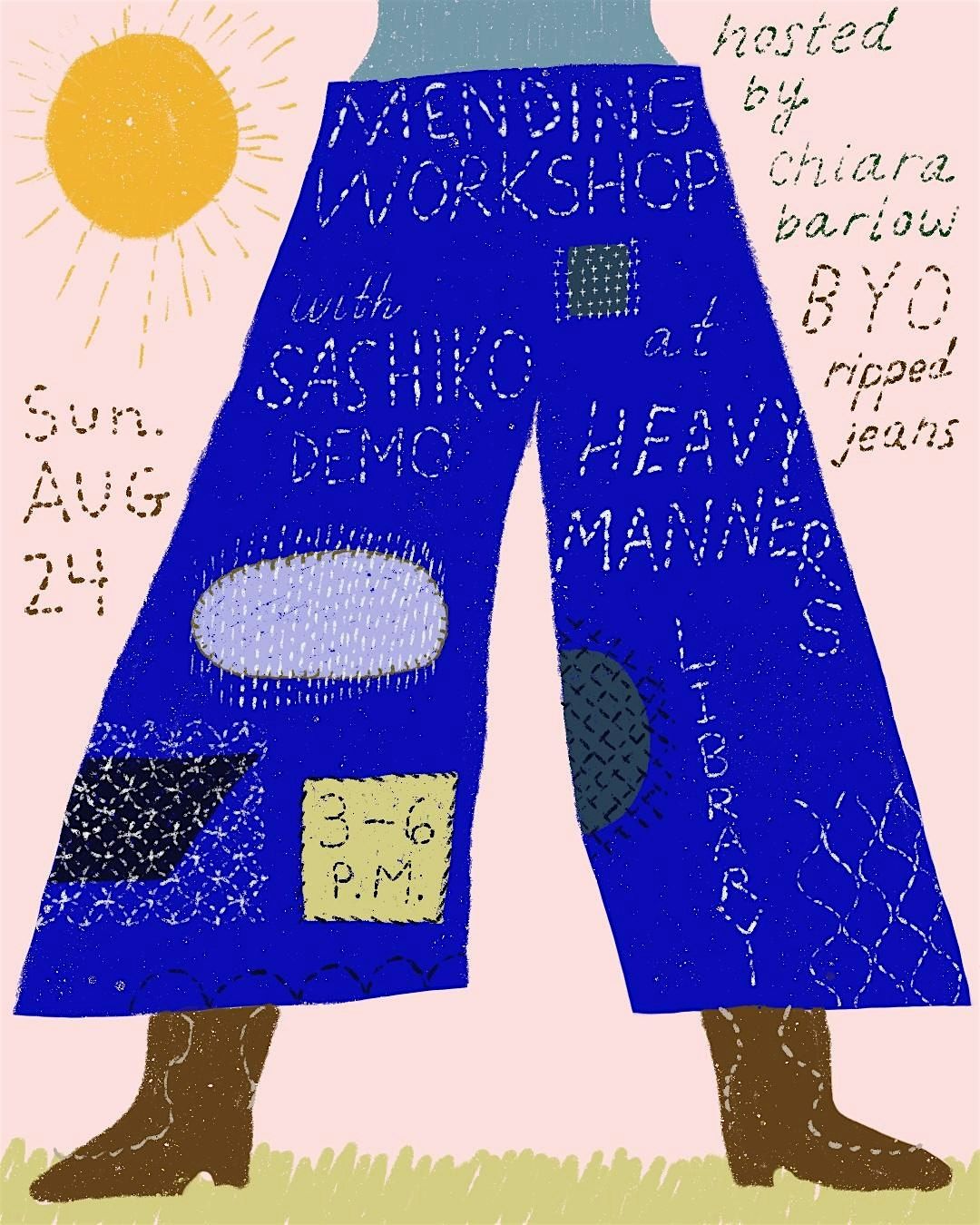Sashiko Workshop Hosted by Chiara Barlow (8\/24)