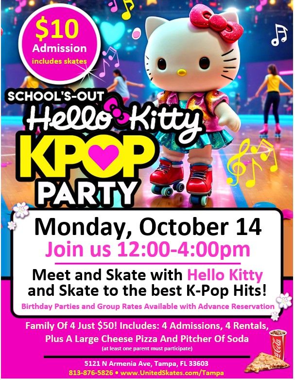 School's-Out Hello Kitty Kpop Party