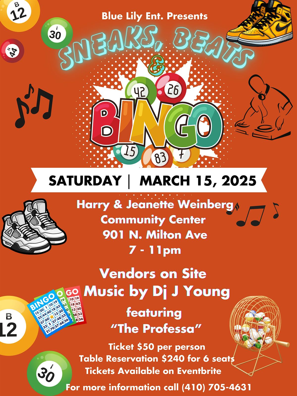 Sneakers, Beats, and Bingo