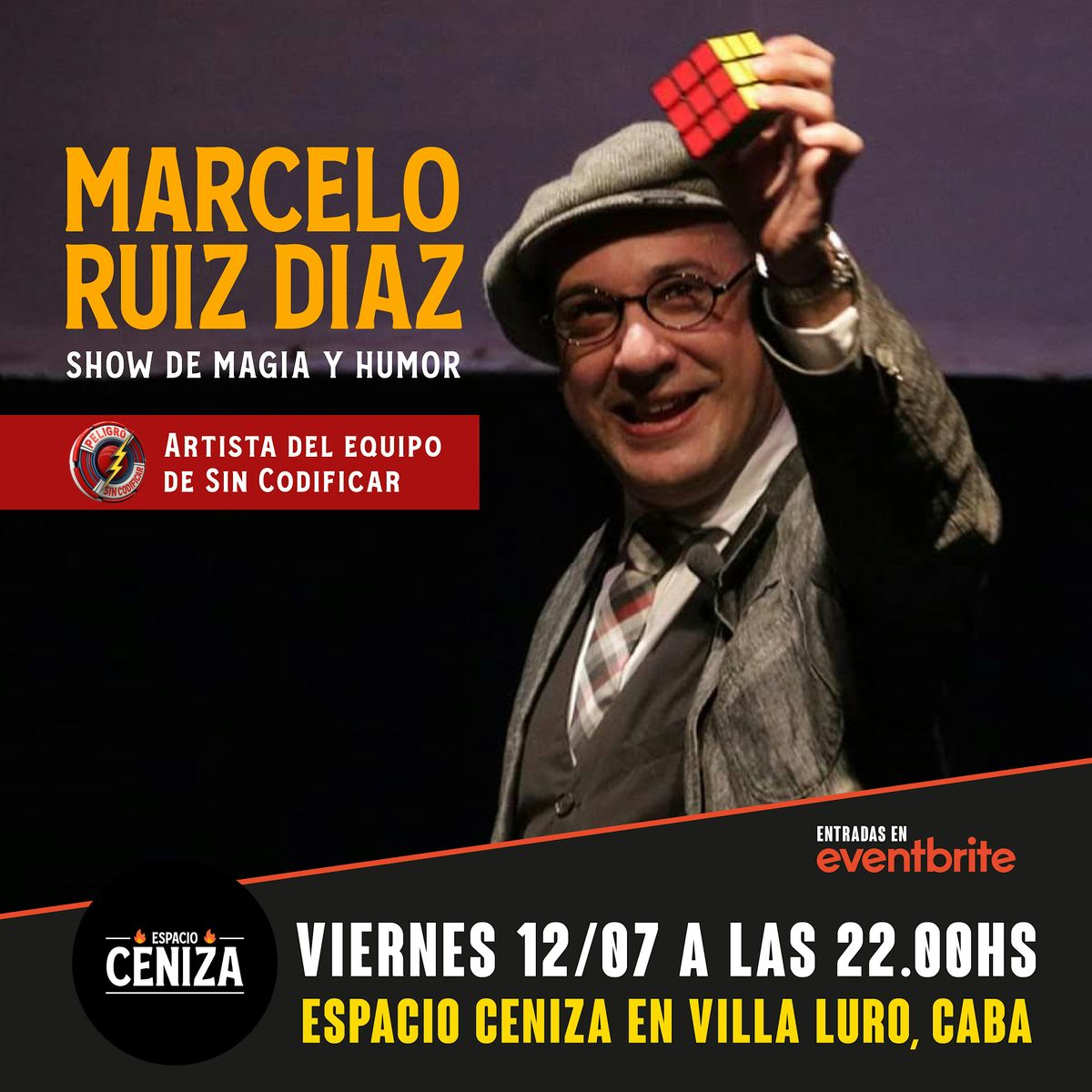 Magia y Humor de Marcelo Ruiz Diaz  - Diciembre en CABA