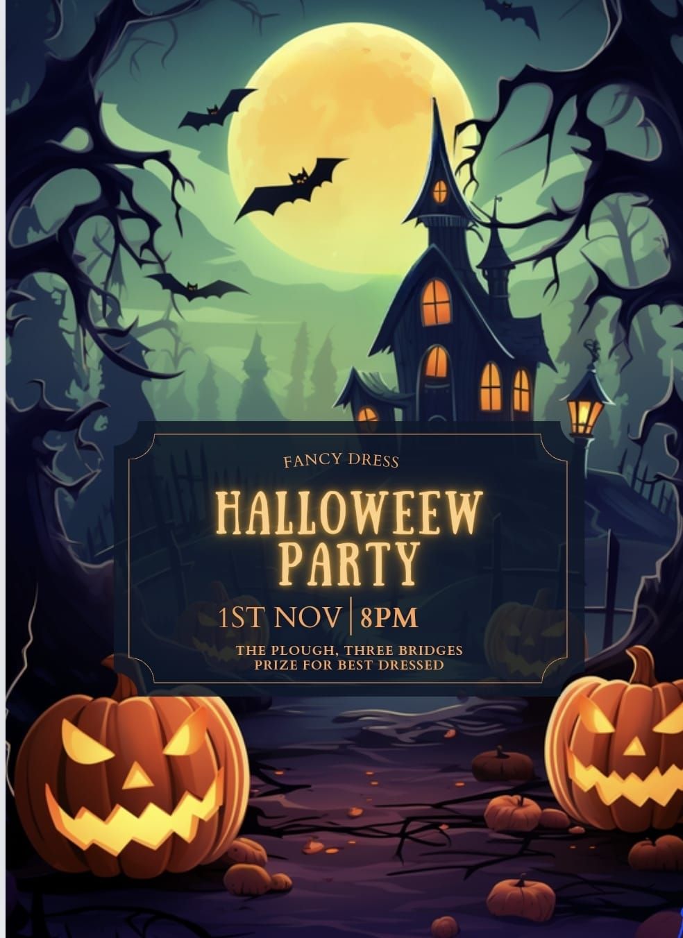 The plough Halloween party \ud83c\udf83