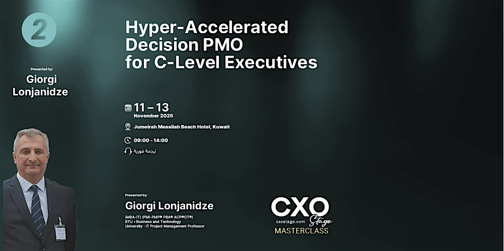 Hyper-Accelerated Decision PMO for C-Level Executives Masterclass