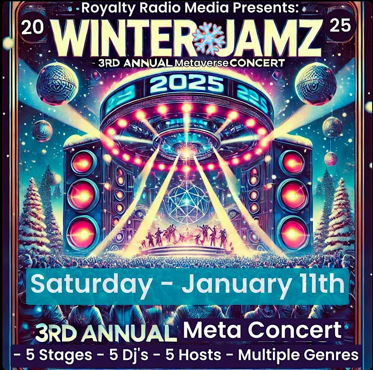 Royalty Radio's Winter Jamz 2025 Meta Horizon Concert