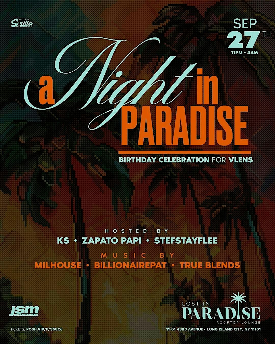 Night In Paradise: NYC's Biggest Rooftop Party