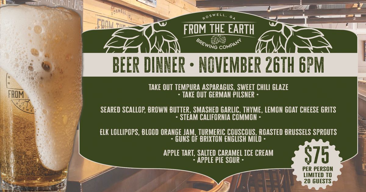 FTE BEER DINNER