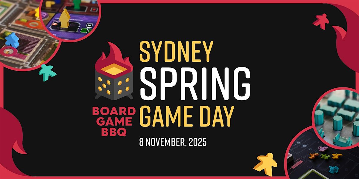 Board Game BBQ Sydney Game Day Spring 2025
