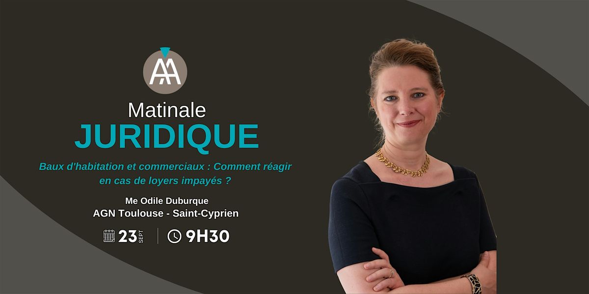 Matinale juridique - AGN Toulouse  - Mardi 23 septembre 2025