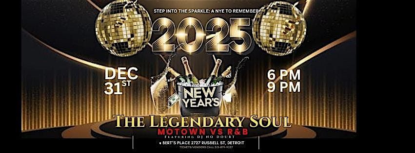 The Legendary Soul : MOTOWN vs. R&B NYE Experience 2025