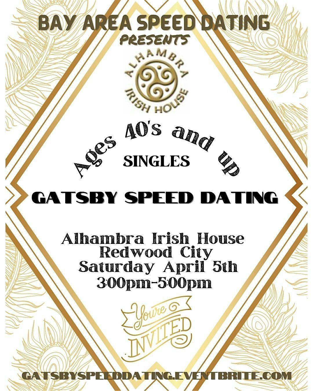 GATSBY SINGLES SPEED DATING AGES 40'S AND UP