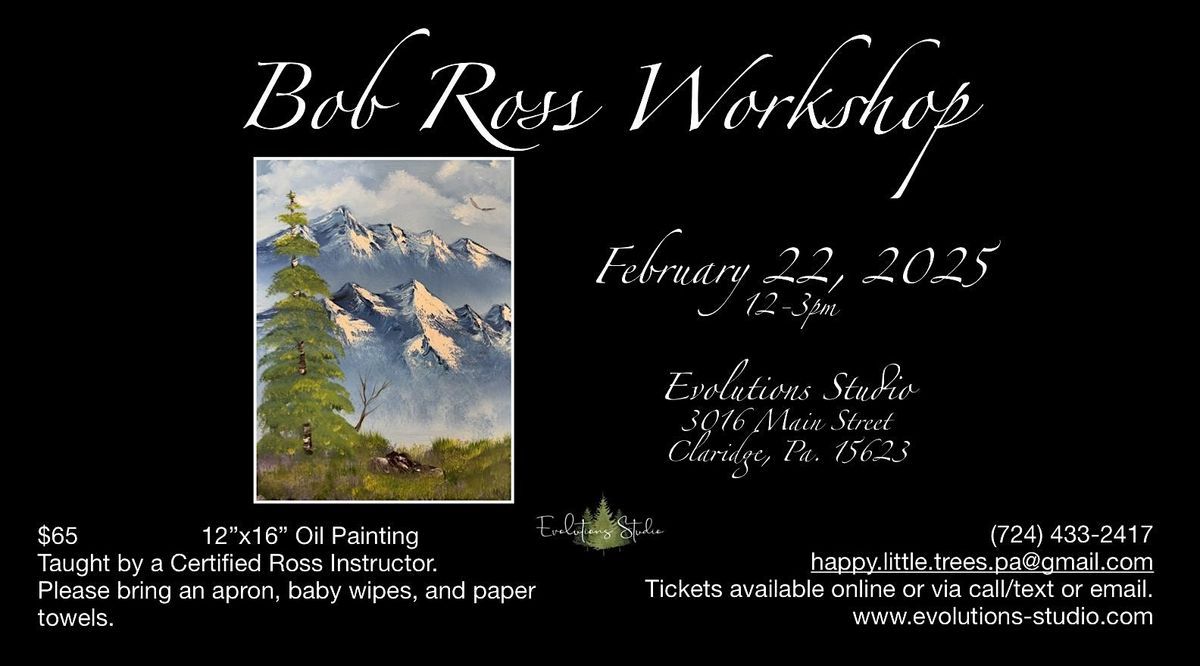 Dueling Ridges - February 22, 2025 - Bob Ross Workshop