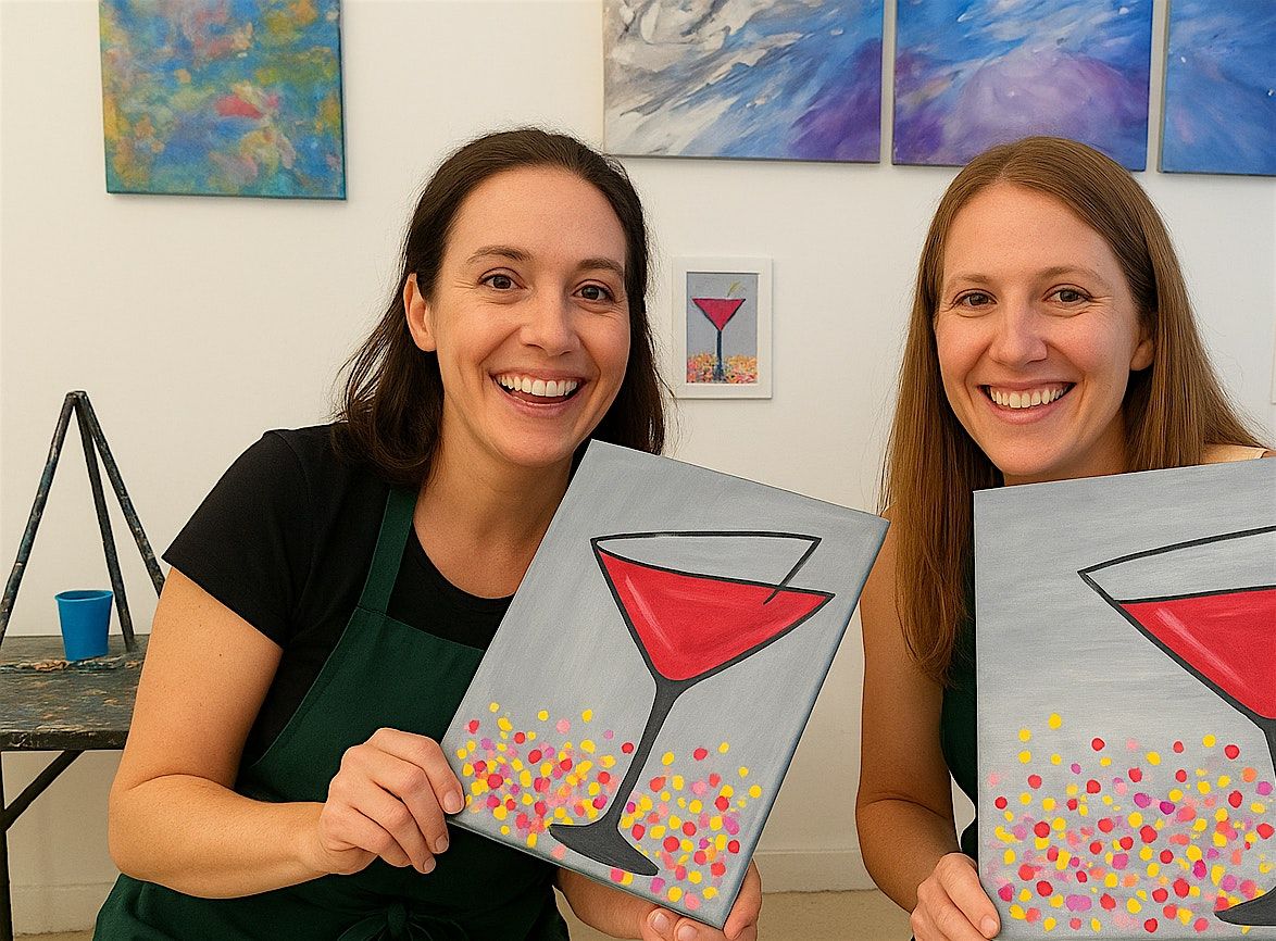 PAINT & SIP art class for Oktoberfest in Wynwood