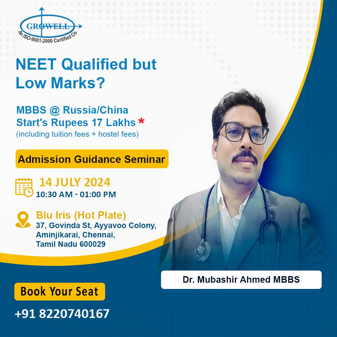 Studying MBBS in China\/Russia Free Seminar