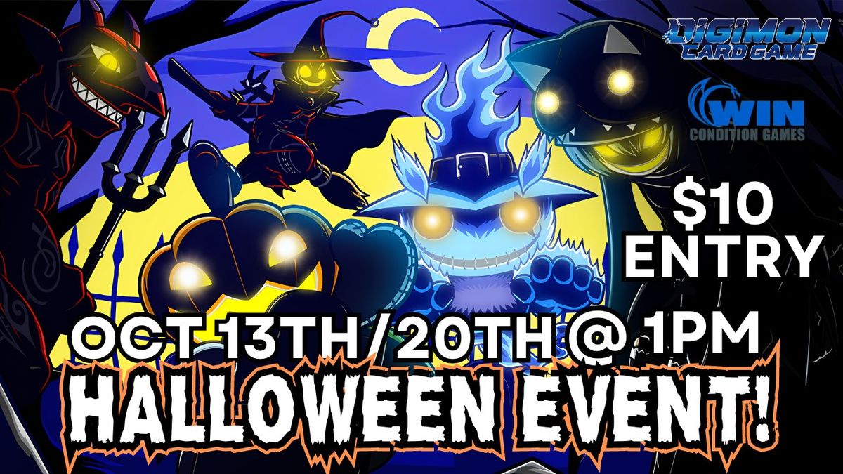 WCG Digimon Card Game Halloween Event!