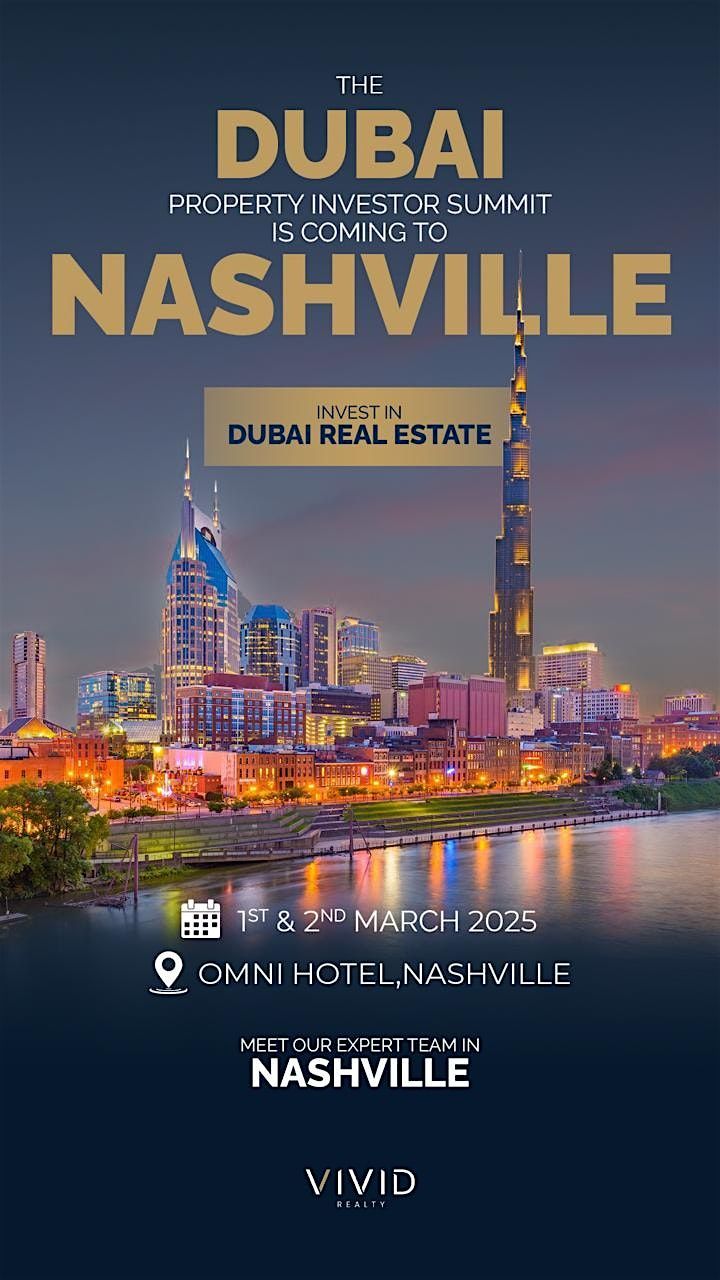 Dubai Property Investor Summit - Nashville