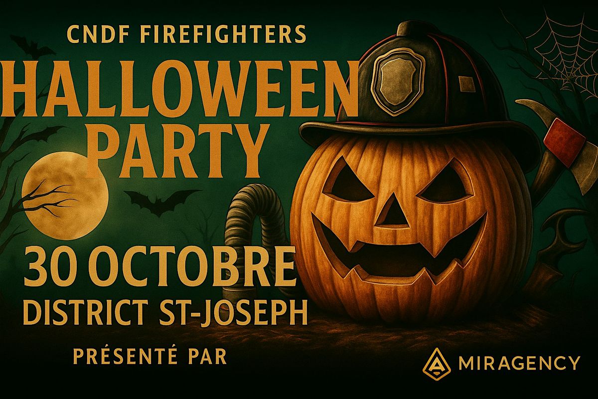 Soir\u00e9e Halloween des Pompiers CNDF \u2013 District St-Joseph