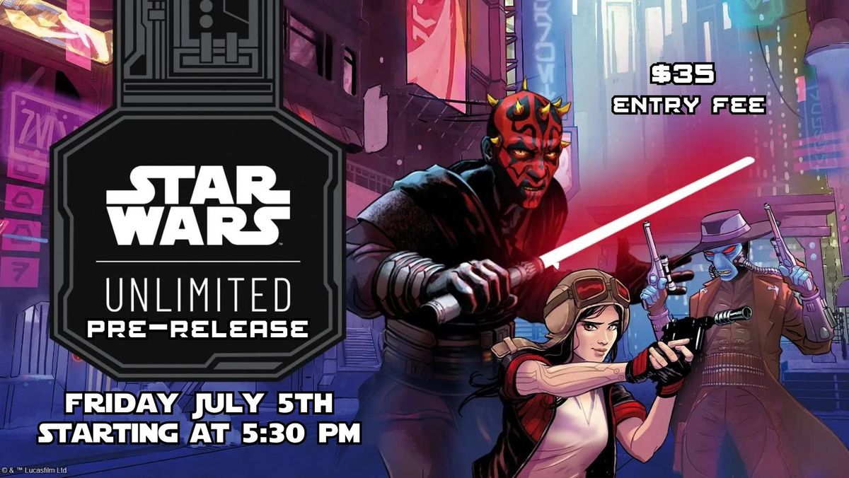 Star Wars Unlimited Shadows of the Galaxy Prerelease