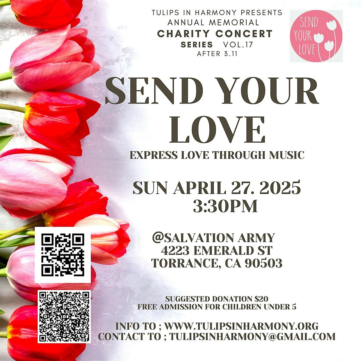 Send Your Love  vol.8, 14th Annual Memorial Charity Concert after Tsunami