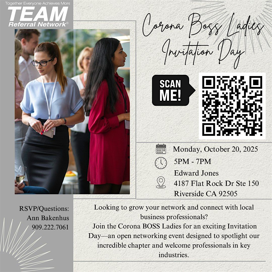 Corona BOSS Ladies Invitation Day