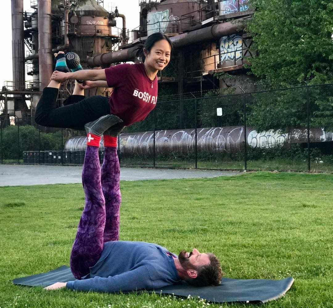 Beginner Acro at Emerald City Trapeze