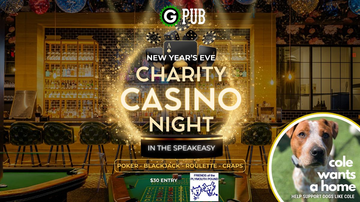 NYE Charity Casino Night in the Speakeasy