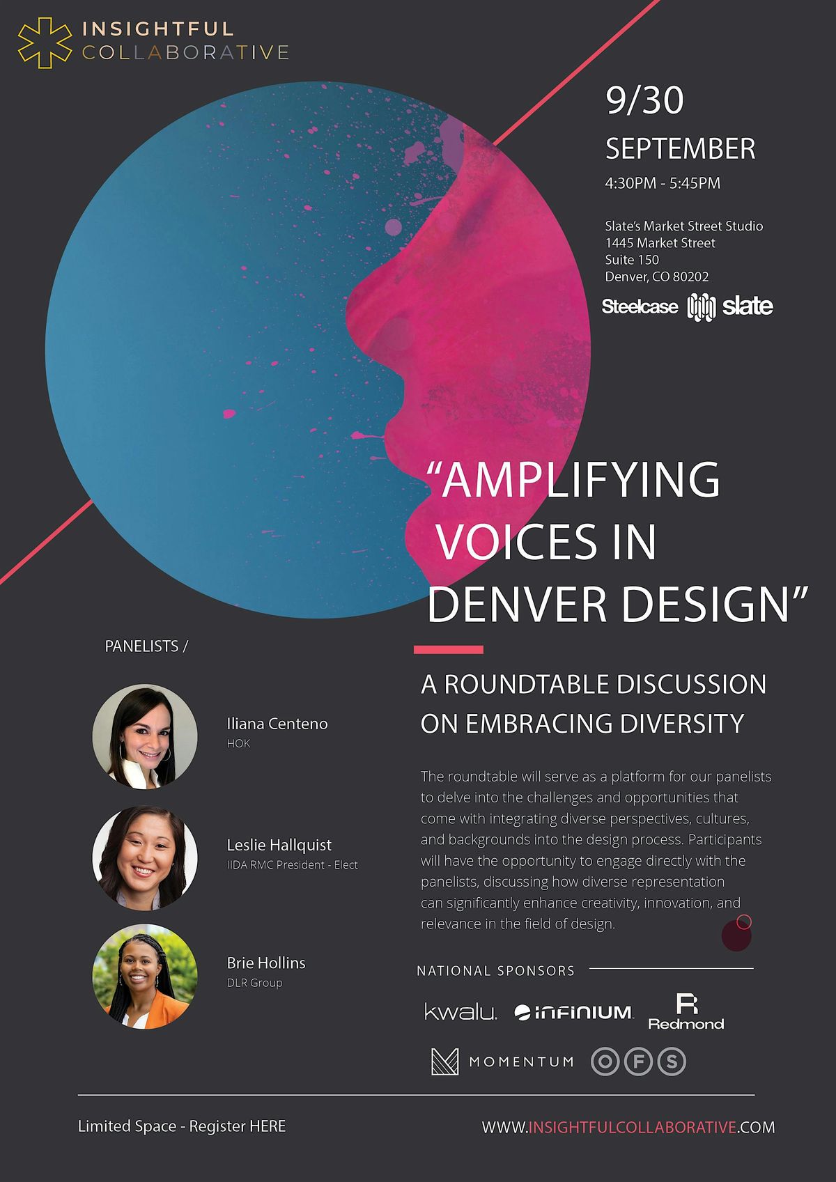 Insightful Collaborative presents "Amplifying Voices  in Denver Design"