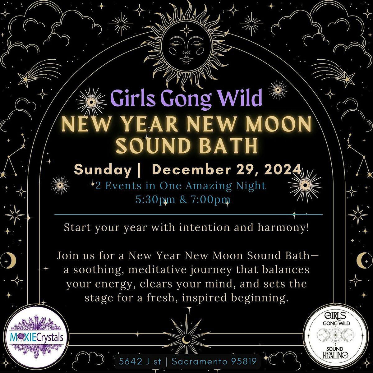 New Year New Moon  Sound Bath