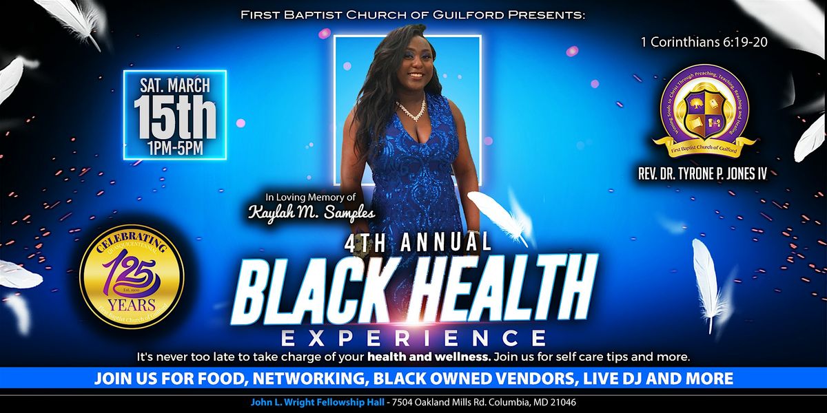 4th Annual FBCoG Black Health Experience