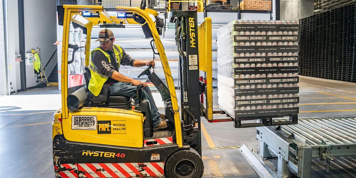 Forklift training with Propane Exchange Certification