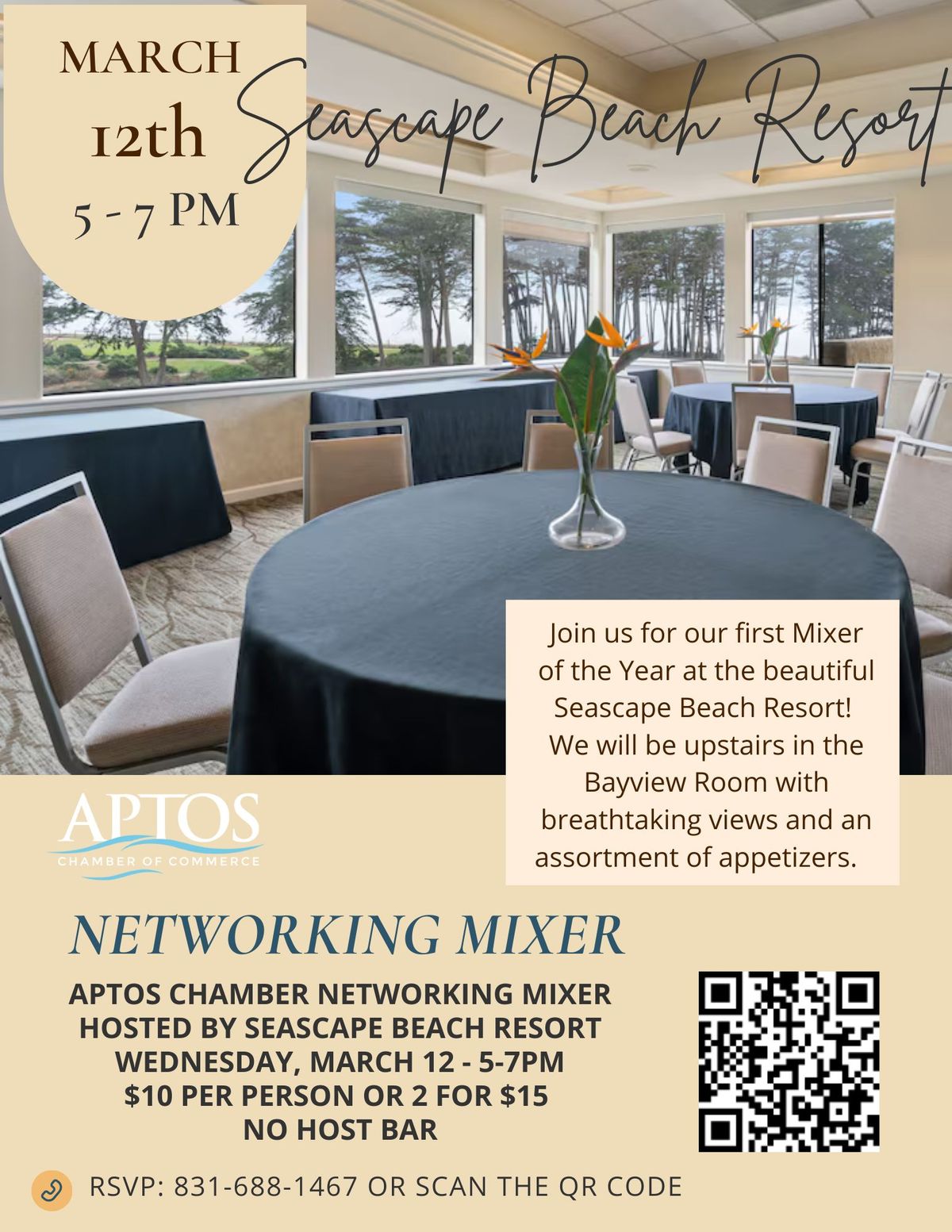 Aptos Chamber Networking Mixer - Seascape Beach Resort 