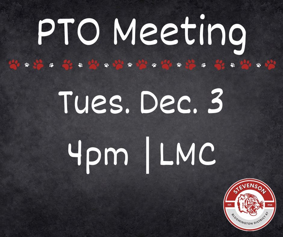 December PTO Meeting