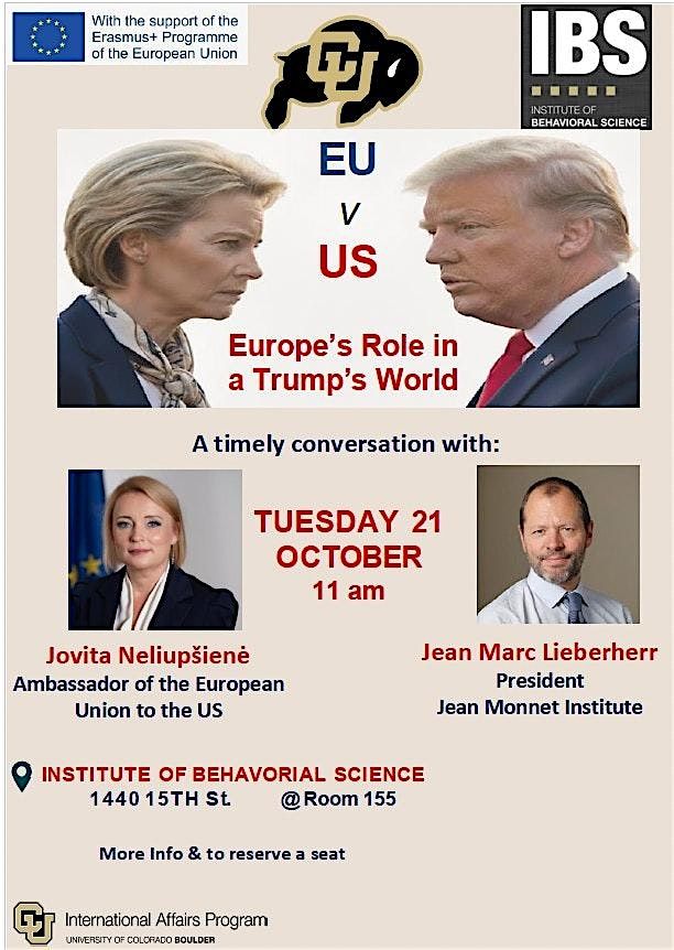 EU v US: EUROPE\u2019s ROLE in TRUMP\u2019s WORLD