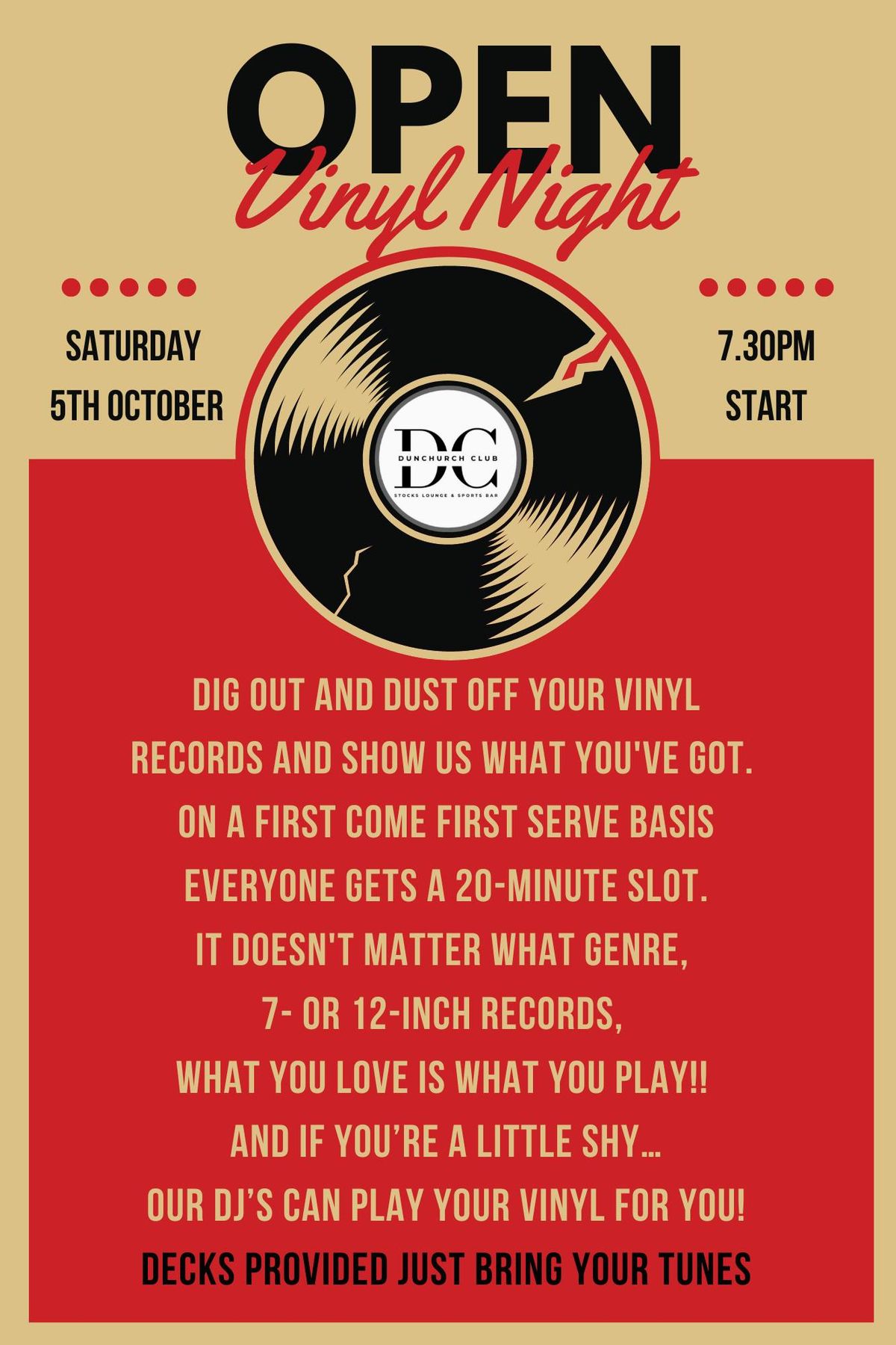 OPEN VINYL NIGHT 