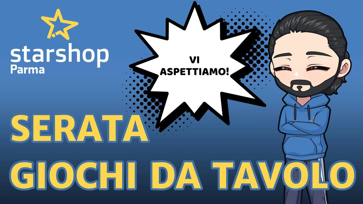 SERATA GIOCHI DA TAVOLO