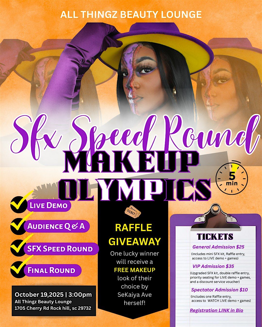 SFX Speed Round Makeup Olympics