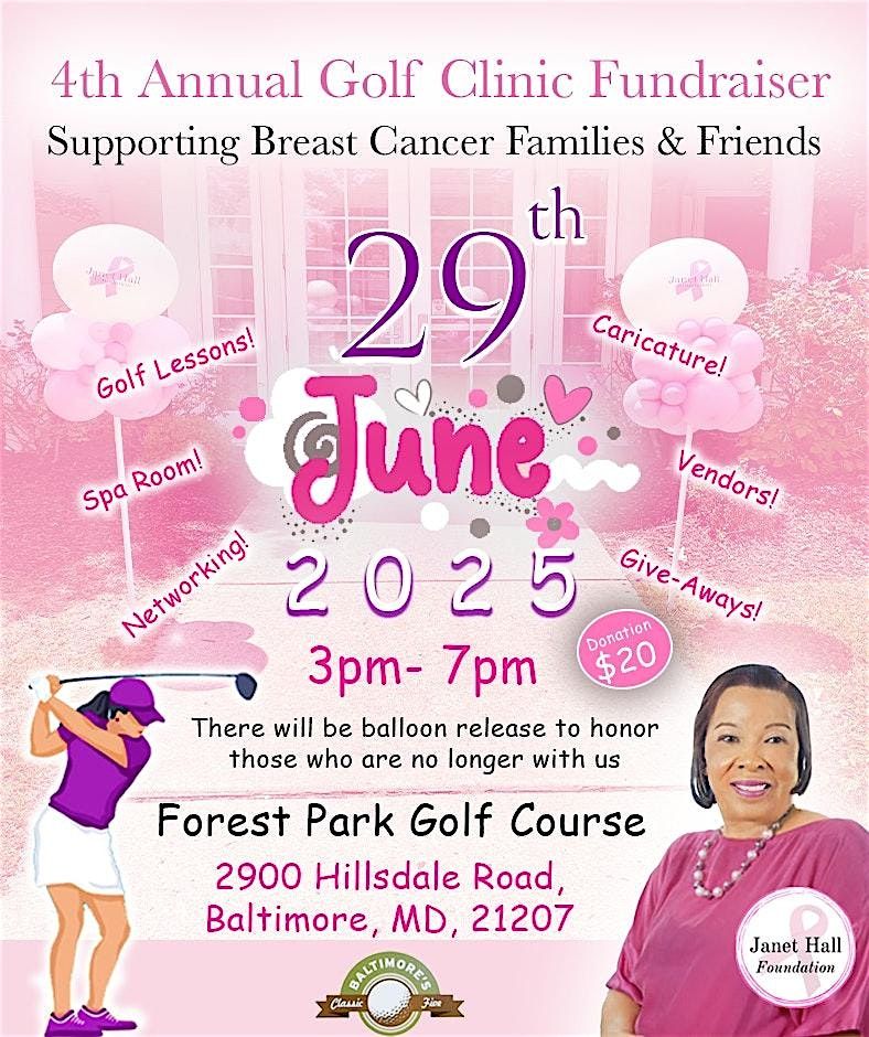 Janet Hall Foundation 4th Annual Golf Clinic Fundraiser