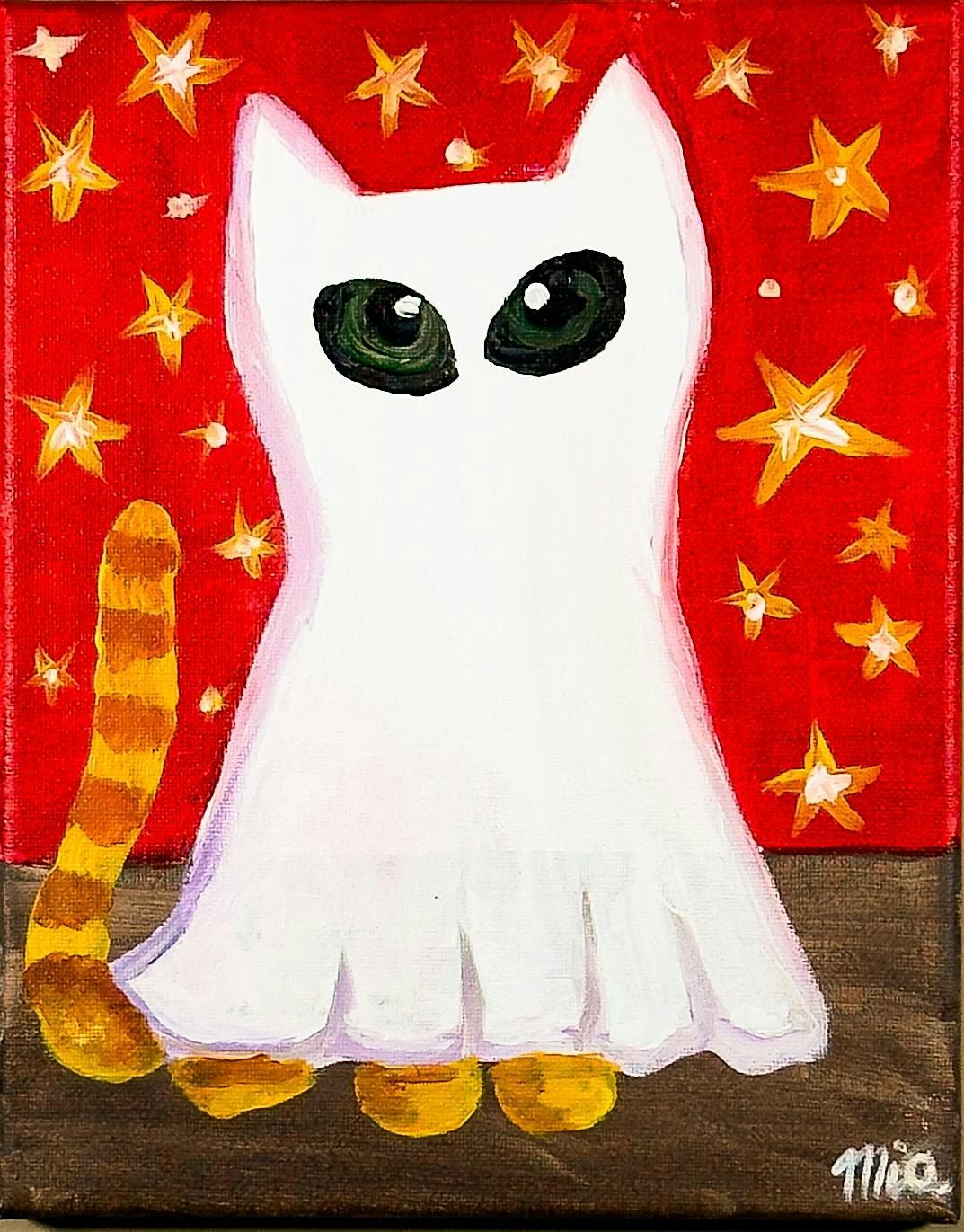 Toledo Cookies & Canvas \u2013 Ghost Cat