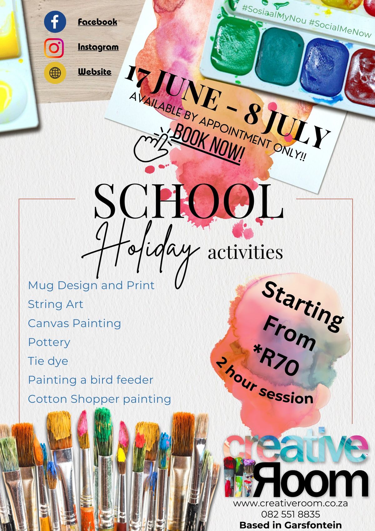 June-July School Holiday Activities