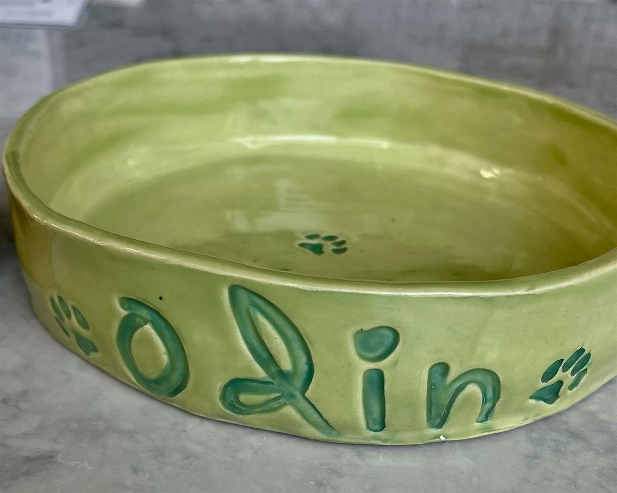 Make your own customized pet bowl set