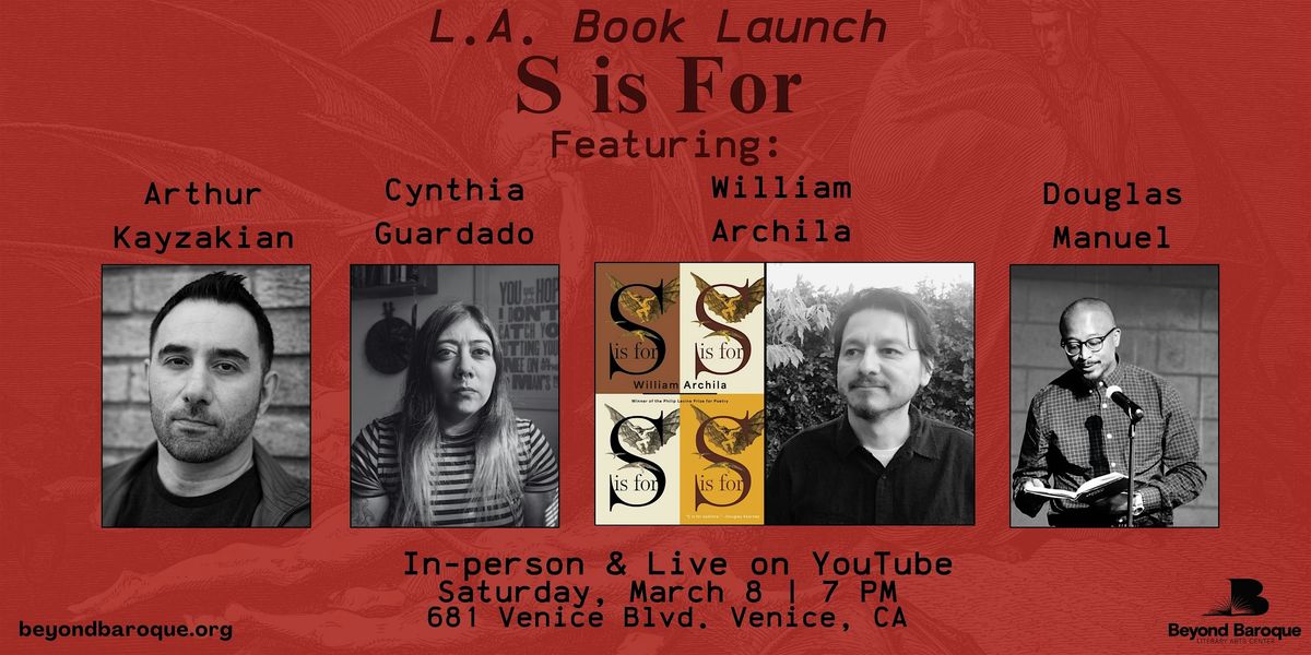 L.A. Book Launch: S is For by William Archila