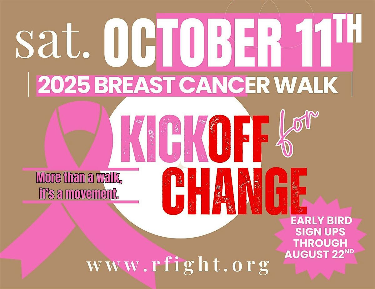 Kickoff for Change: More than a Walk, it's a Movement.
