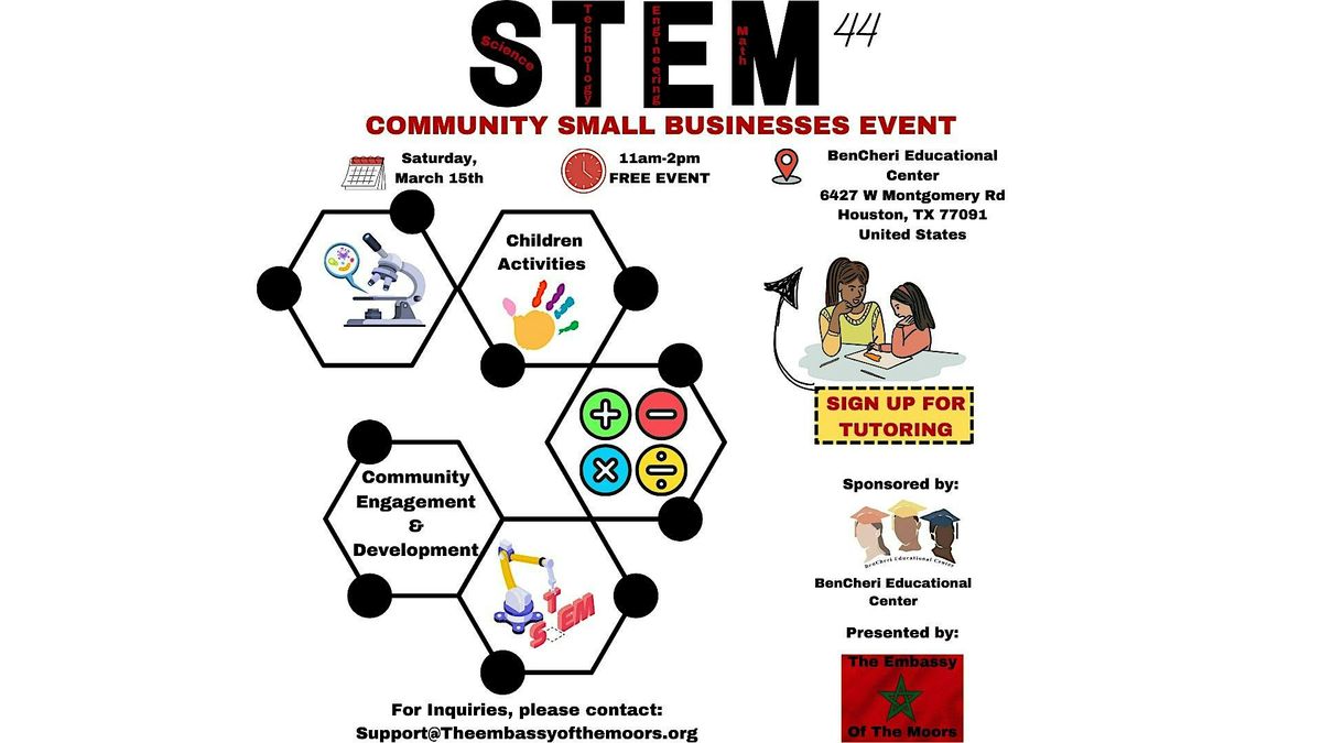 STEM 44 Community Small Businesses Event