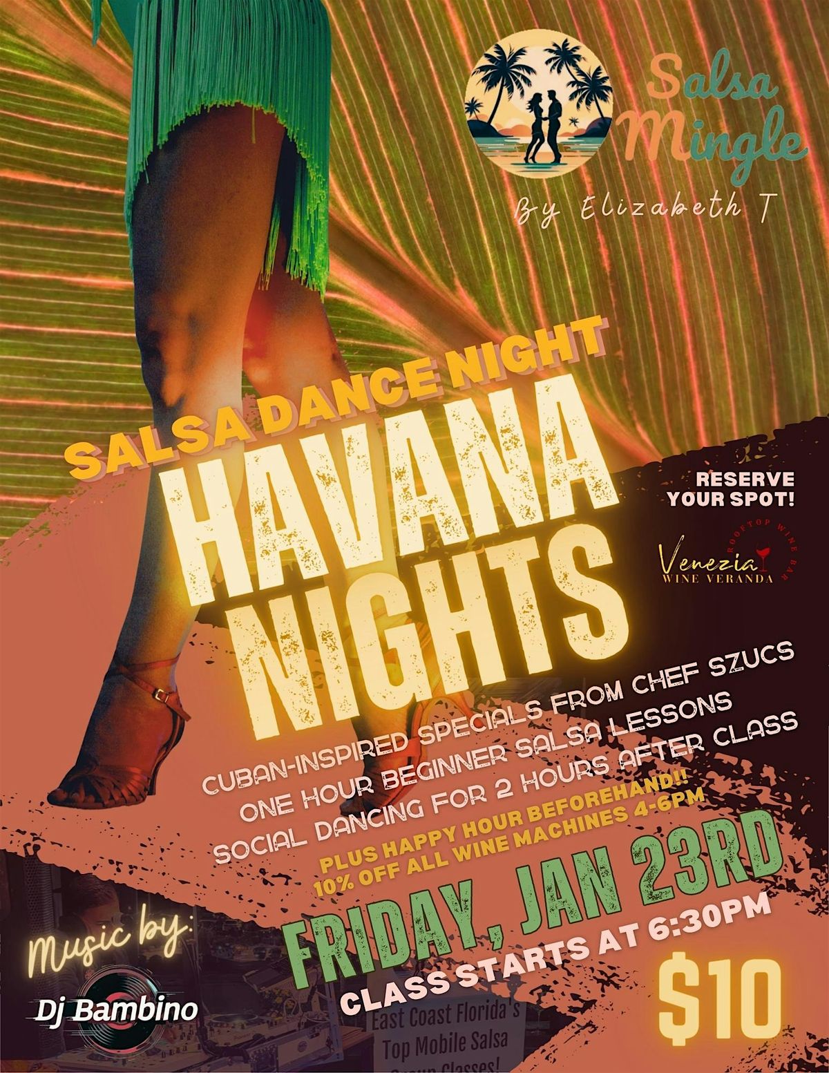 Salsa Dance night: Havana nights!