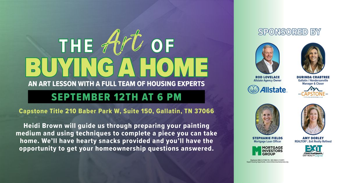 THE ART OF BUYING A HOME