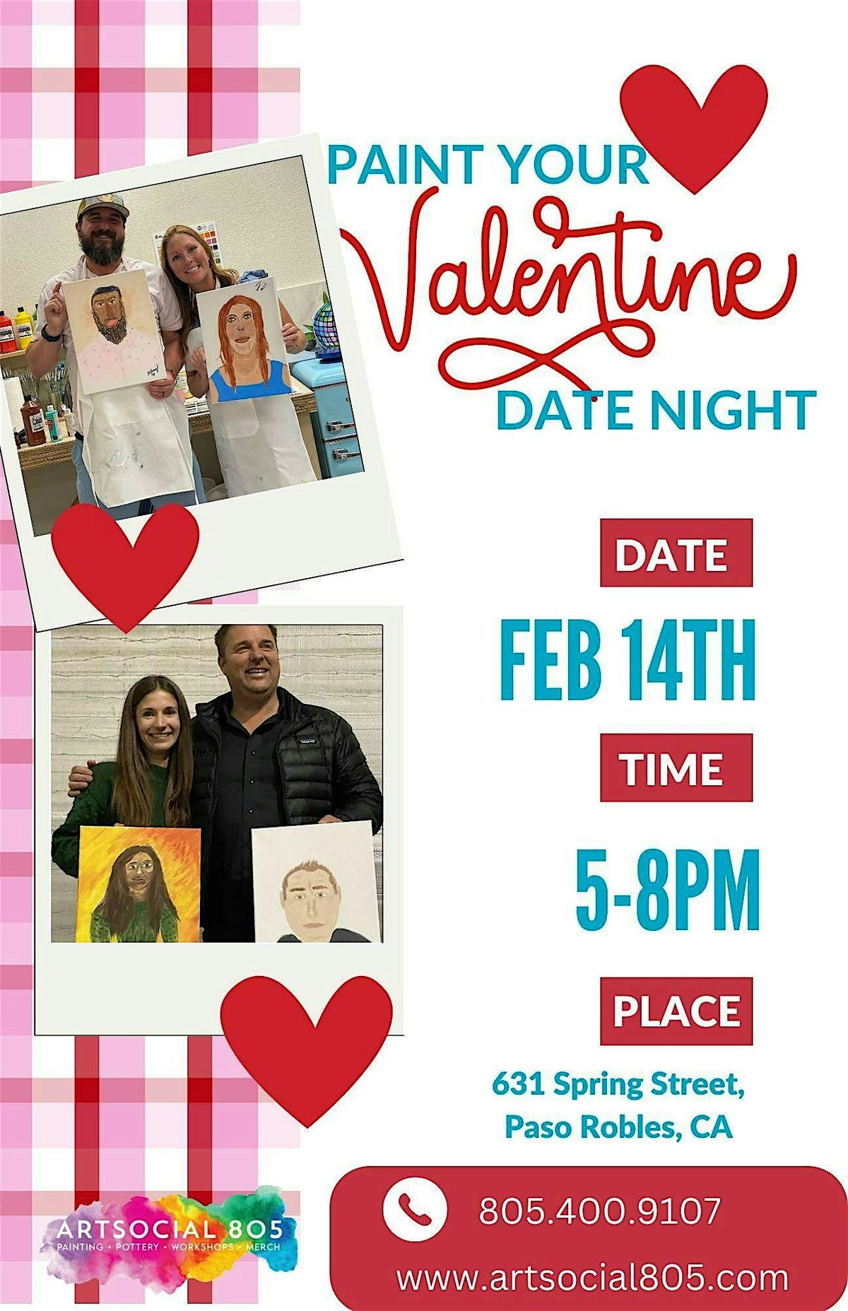 Valentine "Paint Your Date" Night at ArtSocial 805