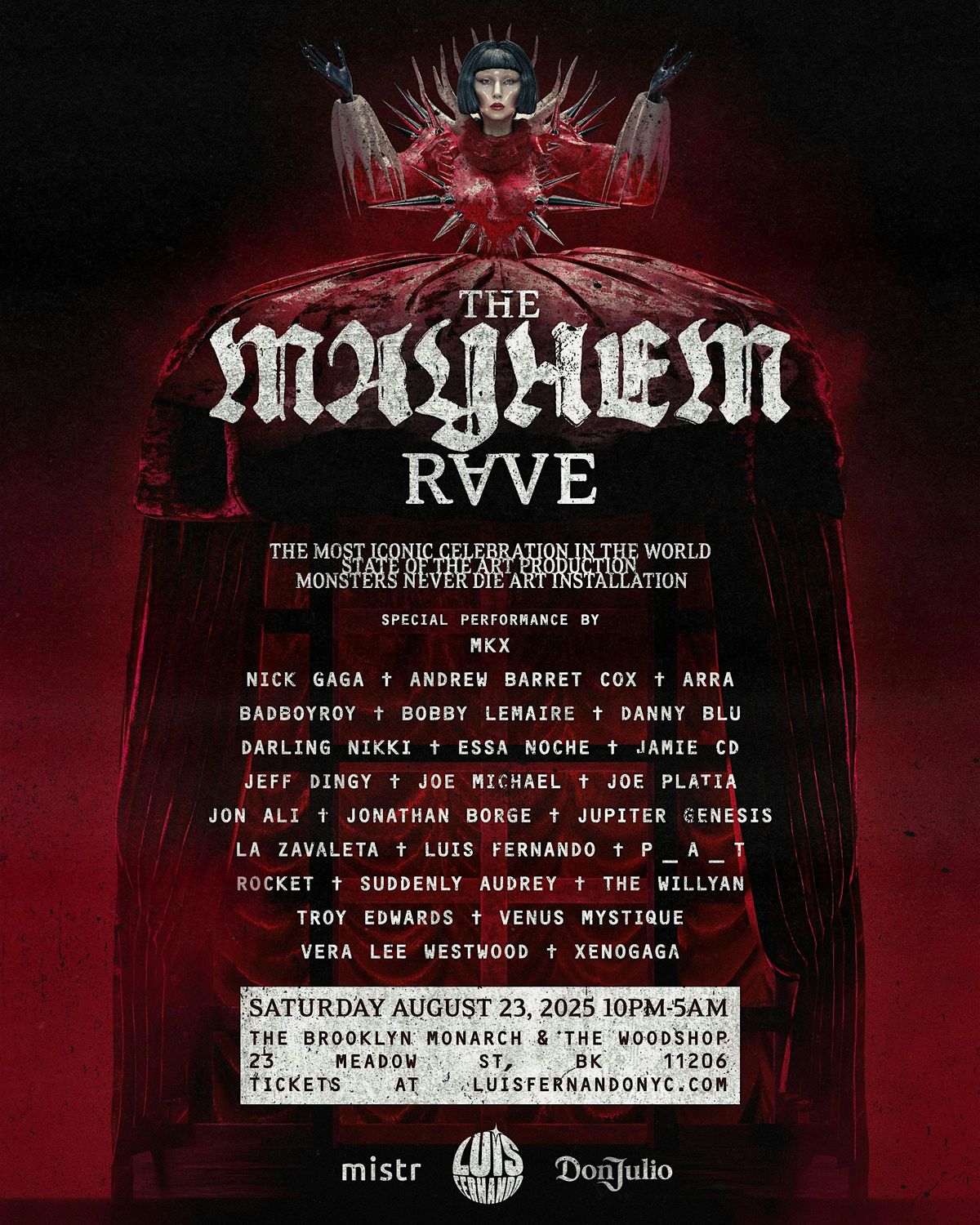 THE MAYHEM RAVE - NYC