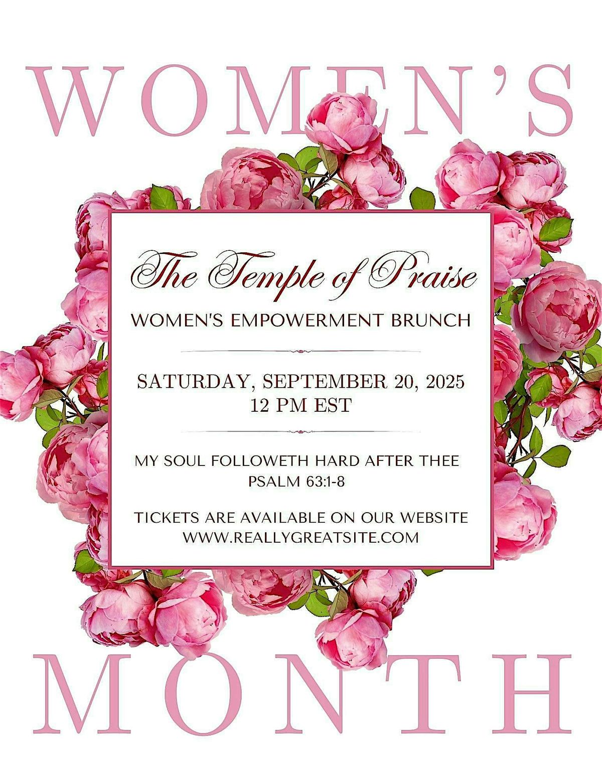 The Temple of Praise Women's Empowerment Brunch