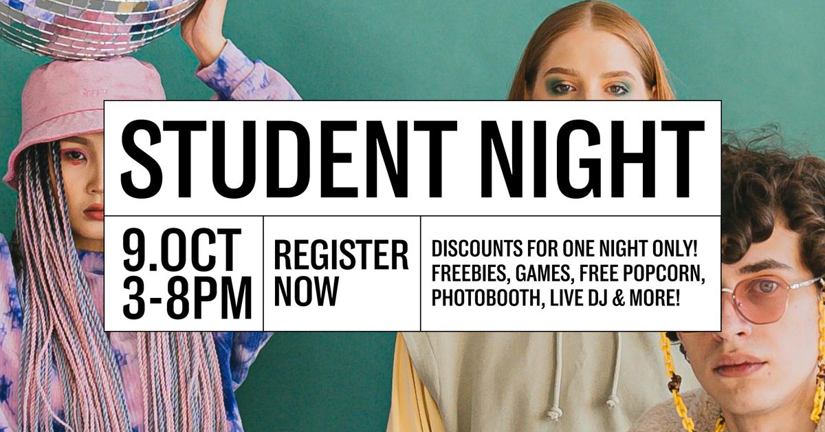 Grand Arcade Student Night