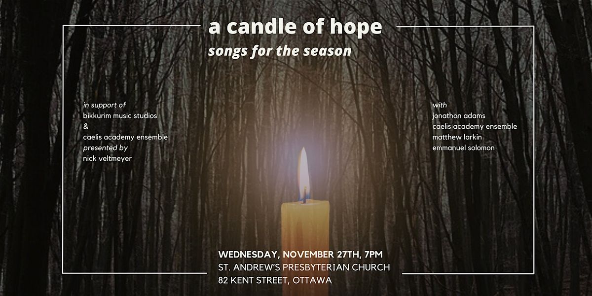 a candle of hope, songs for the season